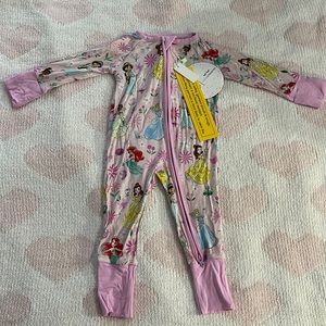 Little Sleepies limited edition, Disney Princess Zippie NWT